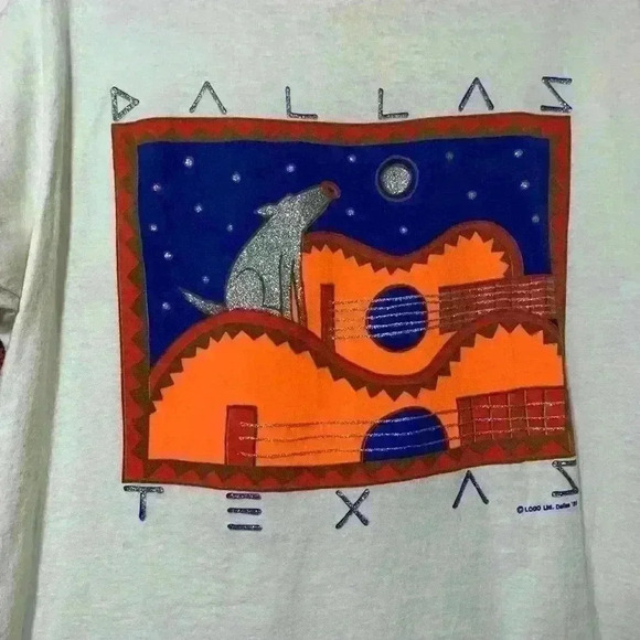 1989 Dallas Texas guitar single stitch t shirt - Picture 2 of 6